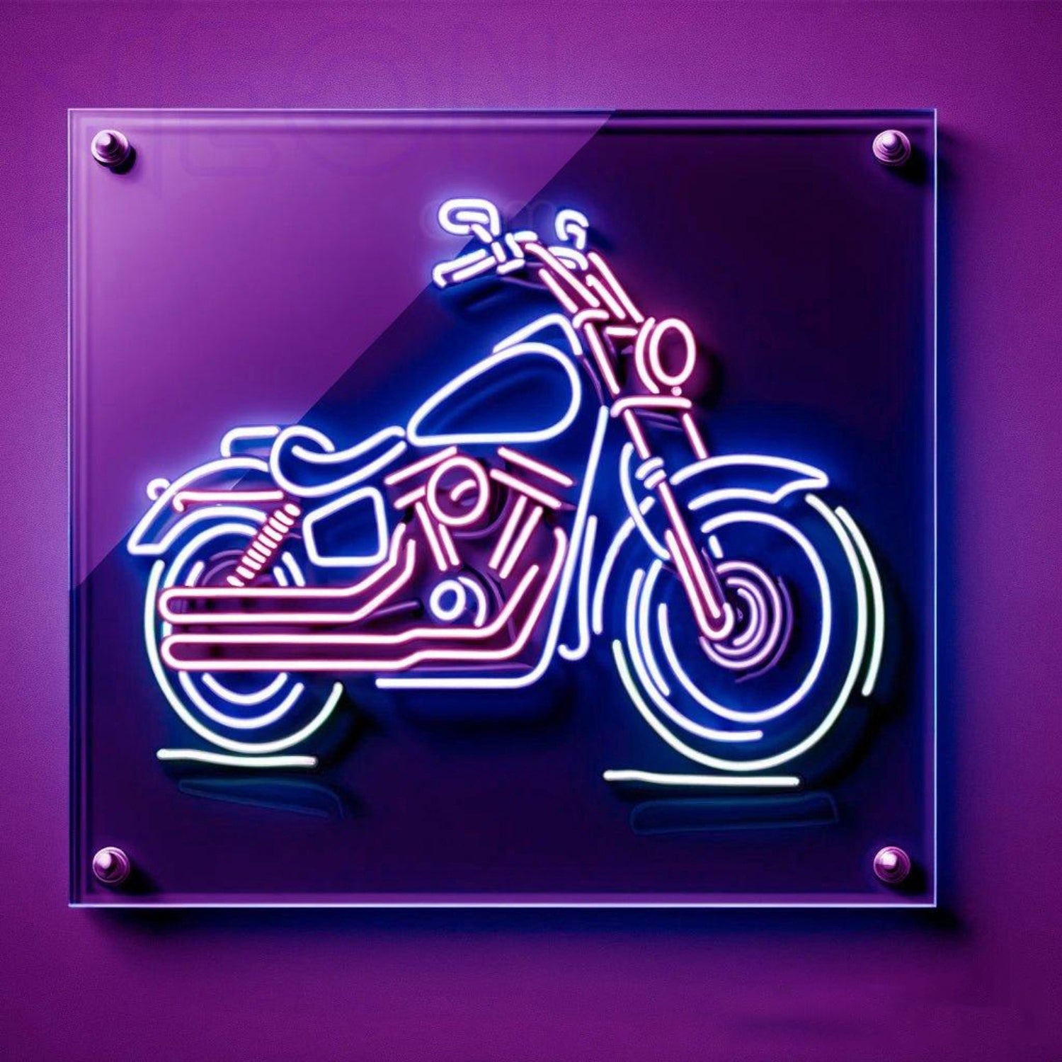 Harley Davidson Bike Multi-Color Led Neon Sign For Motorcycle-Themed Indoor Decor | Shineneon