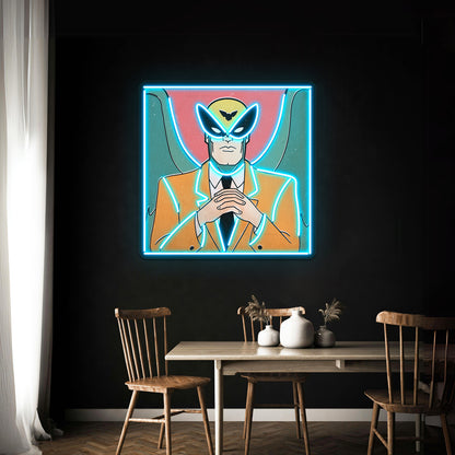 Harvey Birdman Attorney In Pop Artwork Large Neon Signs