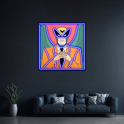 Harvey Birdman Attorney In Pop Artwork Large Neon Signs - Size and dimension reference