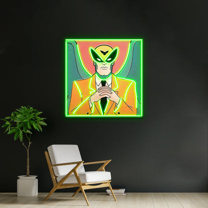 Harvey Birdman Attorney In Pop Artwork Large Neon Signs