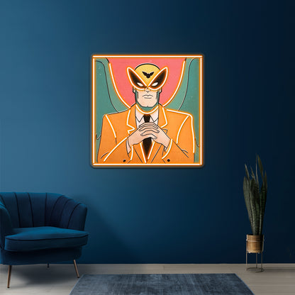 Harvey Birdman Attorney In Pop Artwork Large Neon Signs