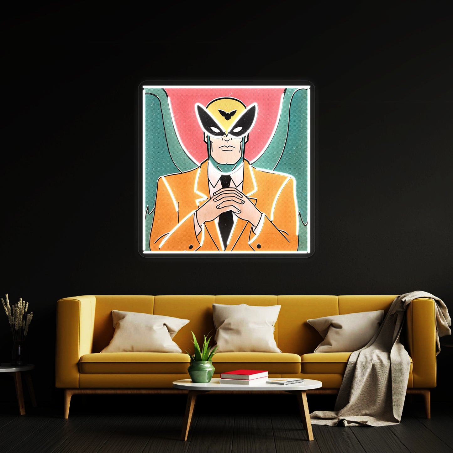 Harvey Birdman Attorney In Pop Artwork Large Neon Signs