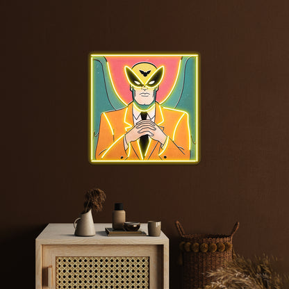 Harvey Birdman Attorney In Pop Artwork Large Neon Signs