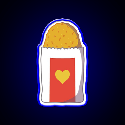 Hash Brown Fast Food Led Neon Sign For Burger Place Rgb Color - Shineneon