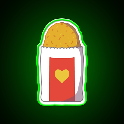 Hash Brown Fast Food Led Neon Sign For Burger Place Rgb Color - Shineneon