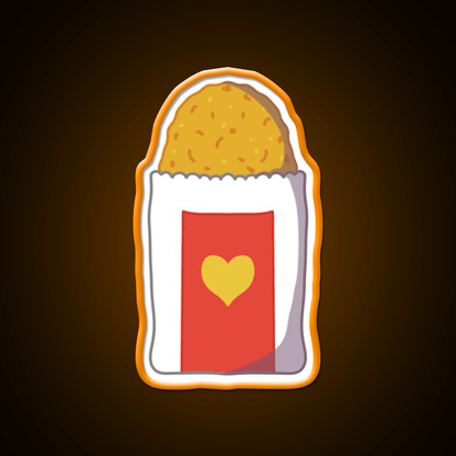 Hash Brown Fast Food Led Neon Sign For Burger Place Rgb Color - Shineneon