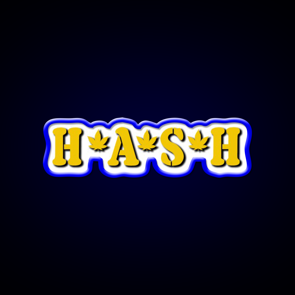 Hash Mash Hemp Inspired Green Leaf Led Neon Sign Rgb Color - LED neon sign view 5