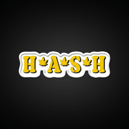 Hash Mash Hemp Inspired Green Leaf Led Neon Sign Rgb Color - Shineneon