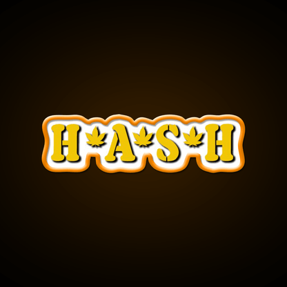 Hash Mash Hemp Inspired Green Leaf Led Neon Sign Rgb Color - Shineneon