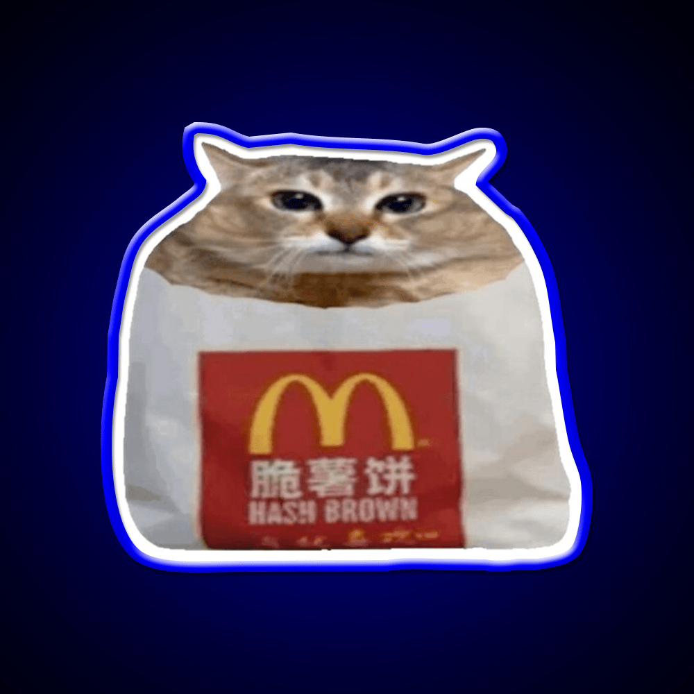 Hashbrown Fast Food Led Neon Sign For Burger Place Rgb Color - Shineneon