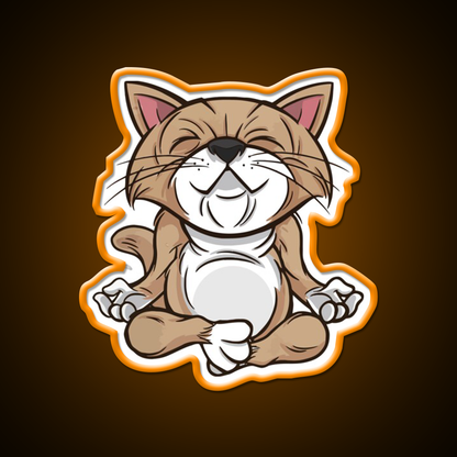 Hatha Yoga Led Neon Sign For Wellness Space Rgb Color