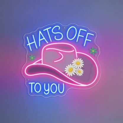 Hats Off To You LED Neon Sign - 01 Original Product Image