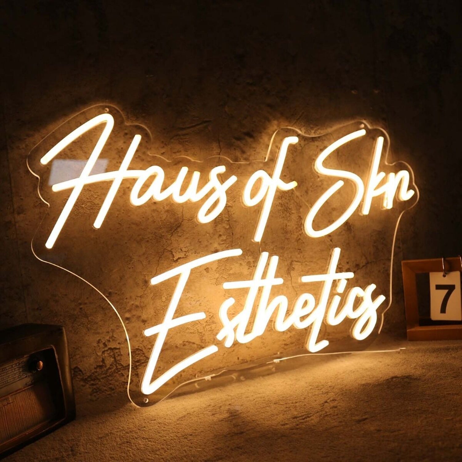 Haus Of Skn Esthetics Yellow Led Neon Sign - Shineneon