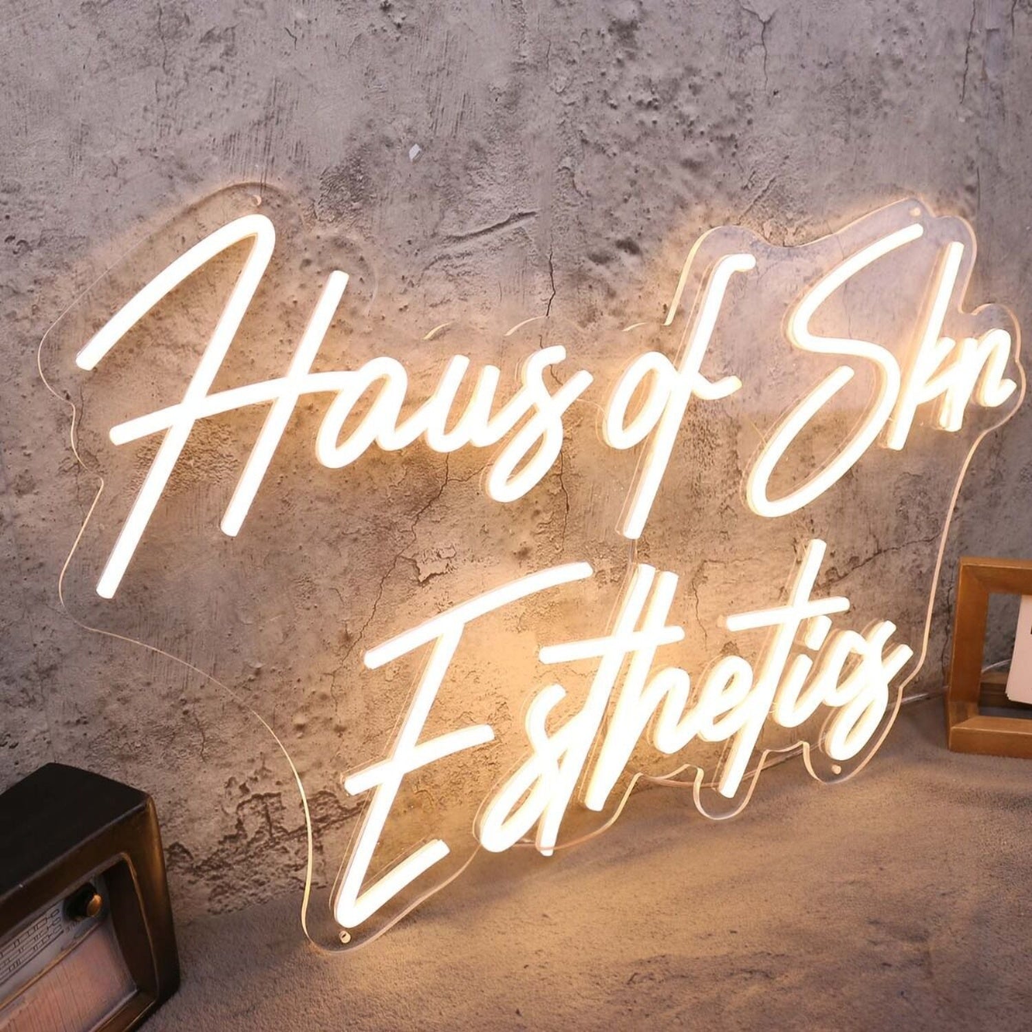 Haus Of Skn Esthetics Yellow Led Neon Sign - Shineneon