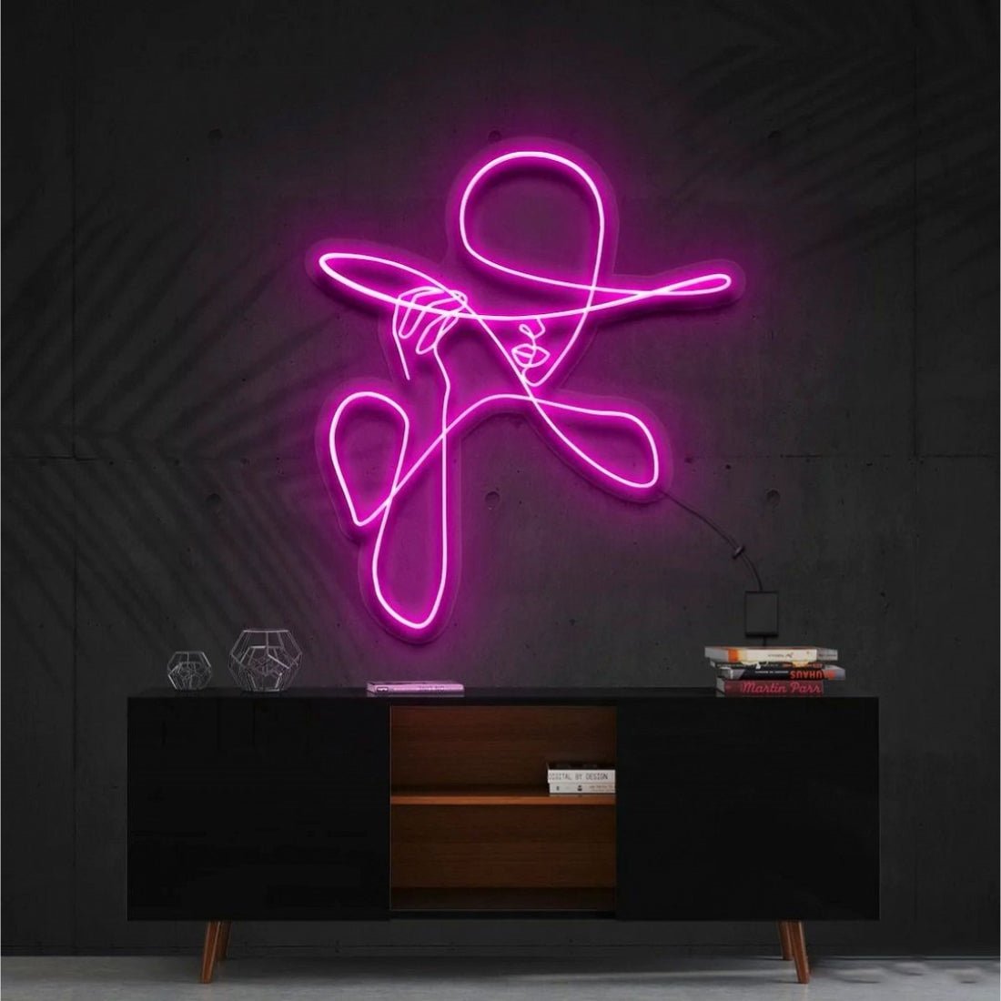Haute Couture Woman Line Art Led Sign Business Neon Sign - Shineneon