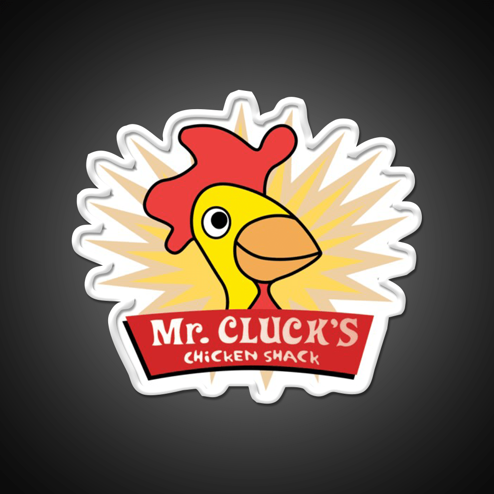 Have A Cluckity Cluck Cluck Day Fast Food Led Neon Sign For Burger Place Rgb Color - Shineneon