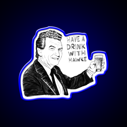 Have A Drink With Hawke Beer Bar Decor Led Neon Sign Rgb Color - LED neon sign view 5