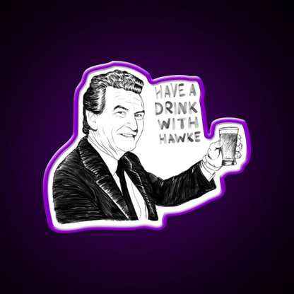 Have A Drink With Hawke Beer Bar Decor Led Neon Sign Rgb Color - LED neon sign view 9
