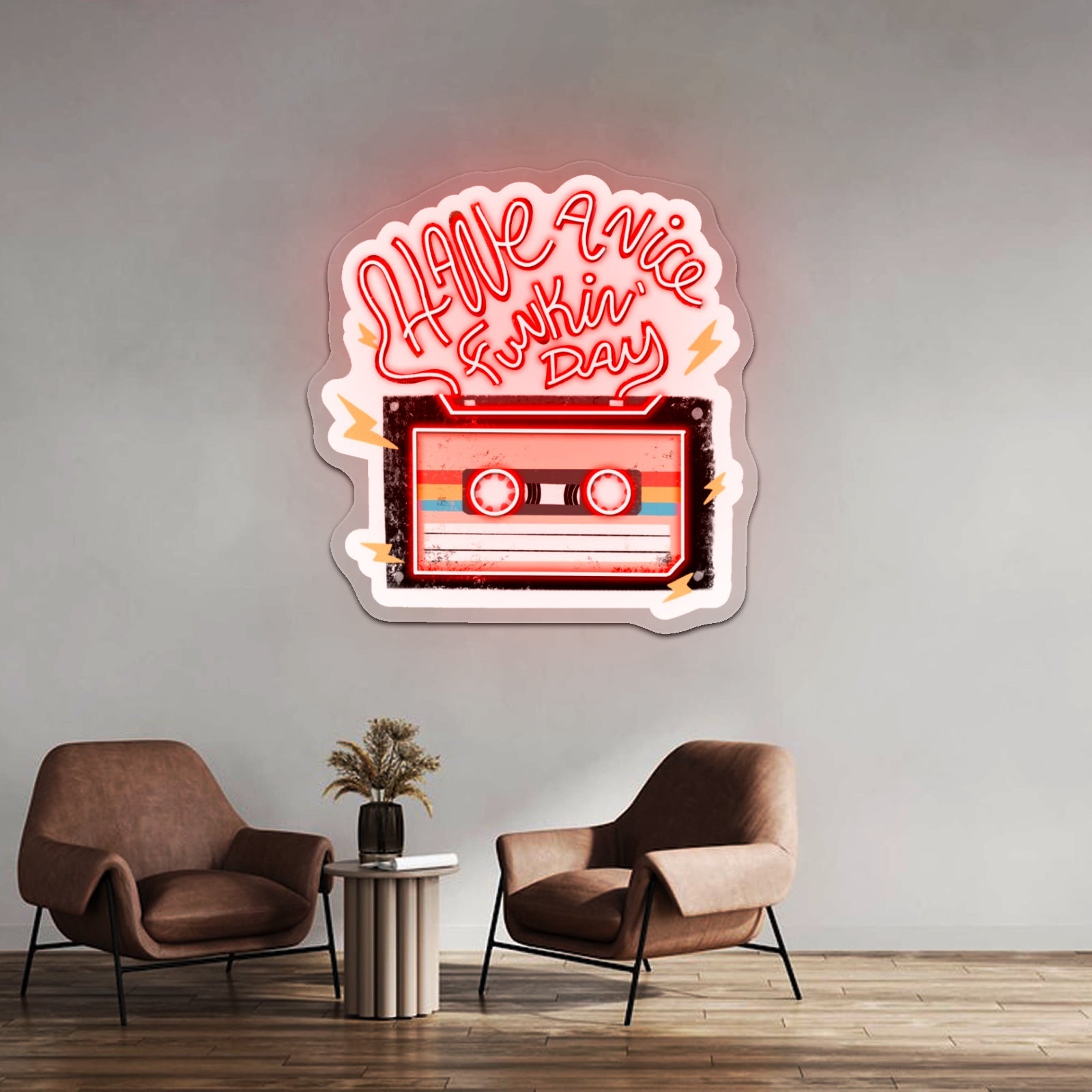 Have A Nice Funkin Day Cassette Tape Neon Sign Maker - Shineneon