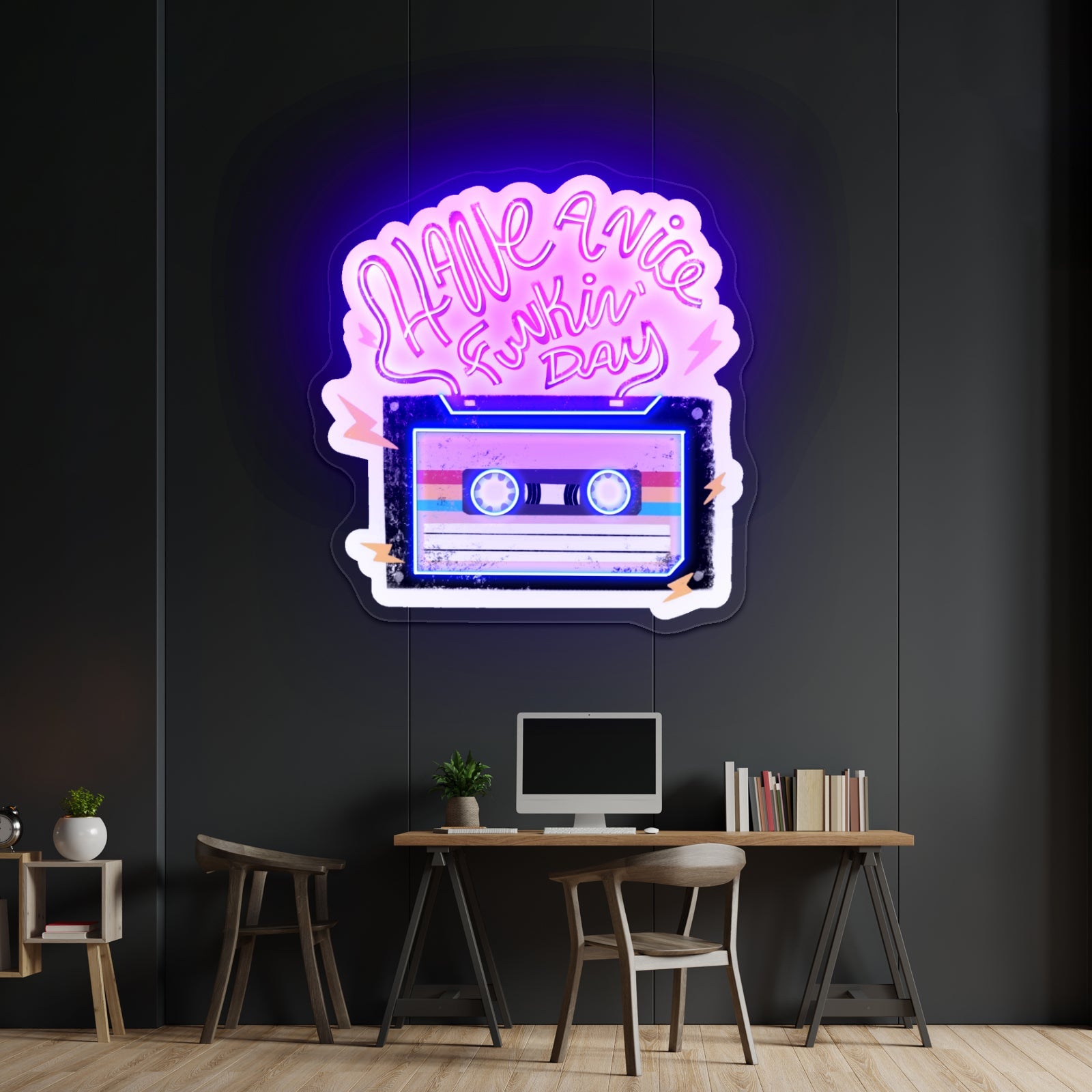 Have A Nice Funkin Day Cassette Tape Neon Sign Maker - Shineneon