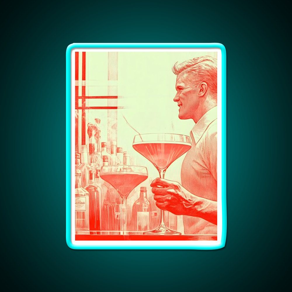 Have A Russian Cocktail Bar Decor Led Neon Sign Rgb Color - Size and dimension reference