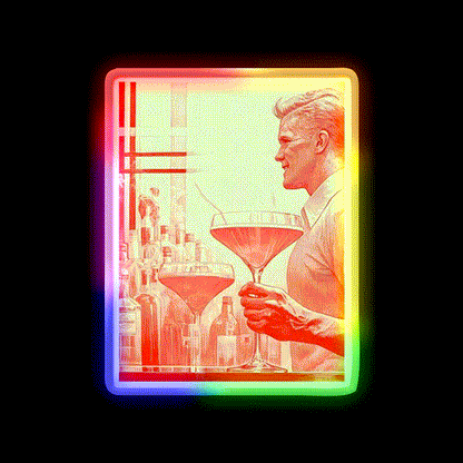 Have A Russian Cocktail Bar Decor Led Neon Sign Rgb Color - LED neon sign close-up detail