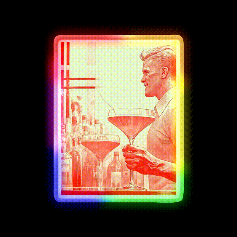 Have A Russian Cocktail Bar Decor Led Neon Sign Rgb Color - LED neon sign close-up detail