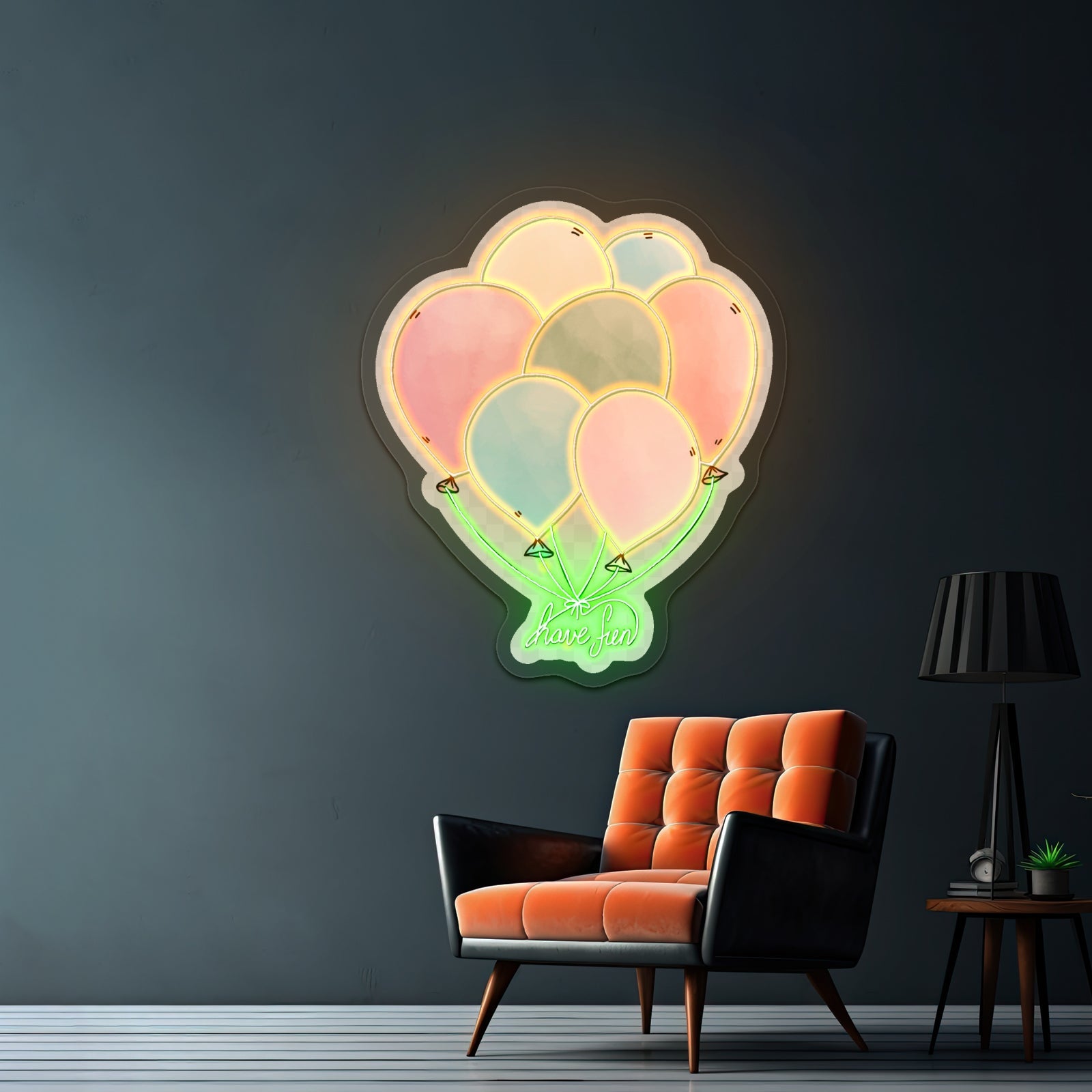 Have Fun Balloons Neon Light For Room - Shineneon