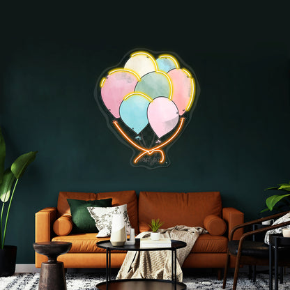 Have Fun Balloons Neon Light For Room