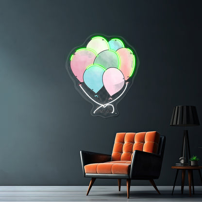 Have Fun Balloons Neon Light For Room