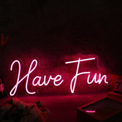 Have Fun Red Custom Led Neon Sign - Shineneon