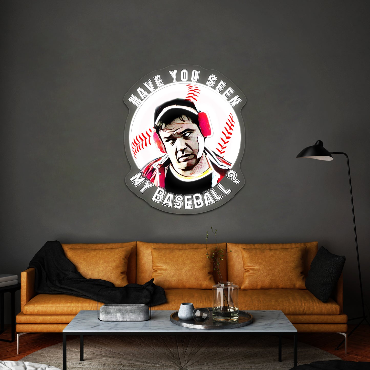 Have You Seen My Baseball Artwork Large Neon Signs