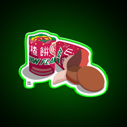 Haw Flakes Led Neon Sign Chinese Food Rgb Color