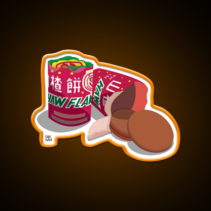 Haw Flakes Led Neon Sign Chinese Food Rgb Color