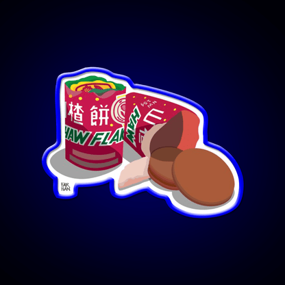 Haw Flakes Snack Food Led Neon Sign Rgb Color - Shineneon