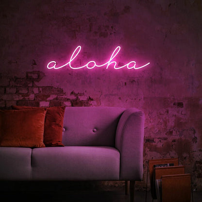 Hawaii Aloha Led Neon Sign For Tropical And Relaxing Decor - Shineneon