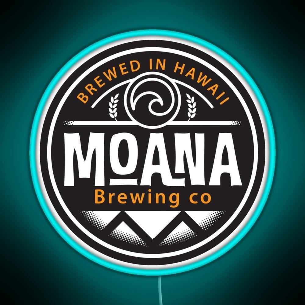 Hawaii Based Moana Brewing Company Rgb Led Neon Sign Pop Wall Art - Shineneon