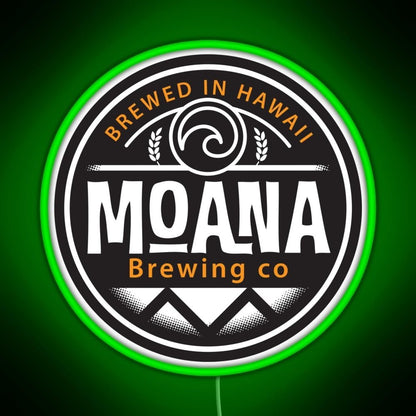 Hawaii Based Moana Brewing Company Rgb Led Neon Sign Pop Wall Art - Shineneon