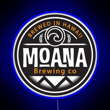 Hawaii Based Moana Brewing Company Rgb Led Neon Sign Pop Wall Art - Shineneon