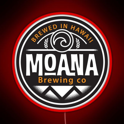 Hawaii Based Moana Brewing Company Rgb Led Neon Sign Pop Wall Art - Shineneon