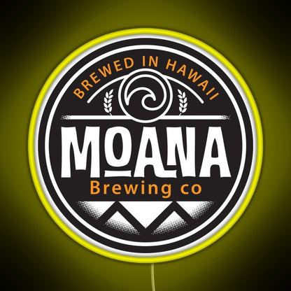 Hawaii Based Moana Brewing Company Rgb Led Neon Sign Pop Wall Art - Shineneon