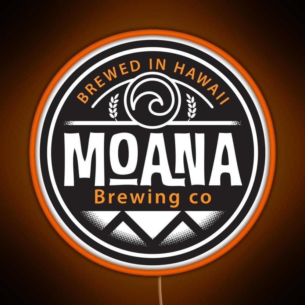Hawaii Based Moana Brewing Company Rgb Led Neon Sign Pop Wall Art - Shineneon