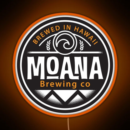 Hawaii Based Moana Brewing Company Rgb Led Neon Sign Pop Wall Art - Shineneon