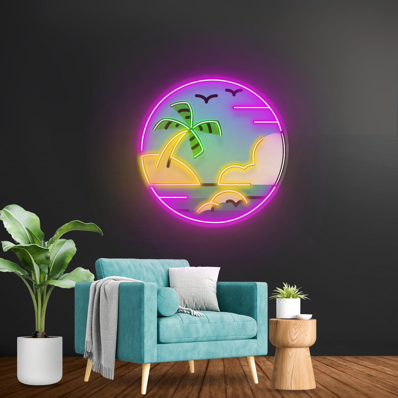 He Is My Neighbor Artwork Large Neon Signs