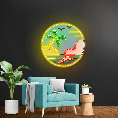 He Is My Neighbor Artwork Large Neon Signs