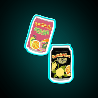 Hawaii S Favorite Juice Snack Food Led Neon Sign Rgb Color - Shineneon