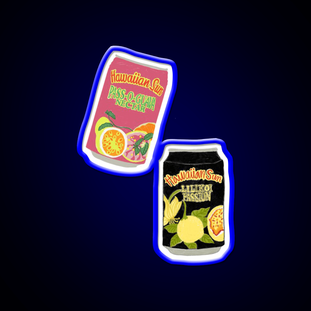 Hawaii S Favorite Juice Snack Food Led Neon Sign Rgb Color - Shineneon