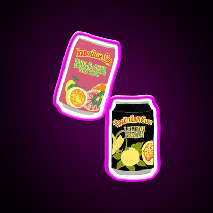 Hawaii S Favorite Juice Snack Food Led Neon Sign Rgb Color - Shineneon