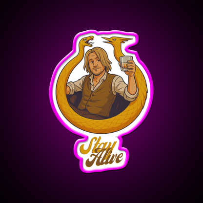 Haymitch Abernathy Whiskey Drink Bar Led Neon Sign Rgb Color