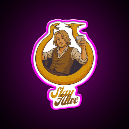 Haymitch Abernathy Whiskey Drink Bar Led Neon Sign Rgb Color - Shineneon